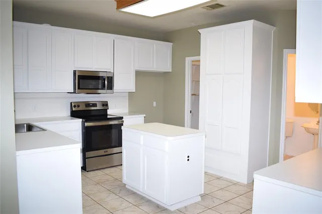 a kitchen with a sink a stove and refrigerator