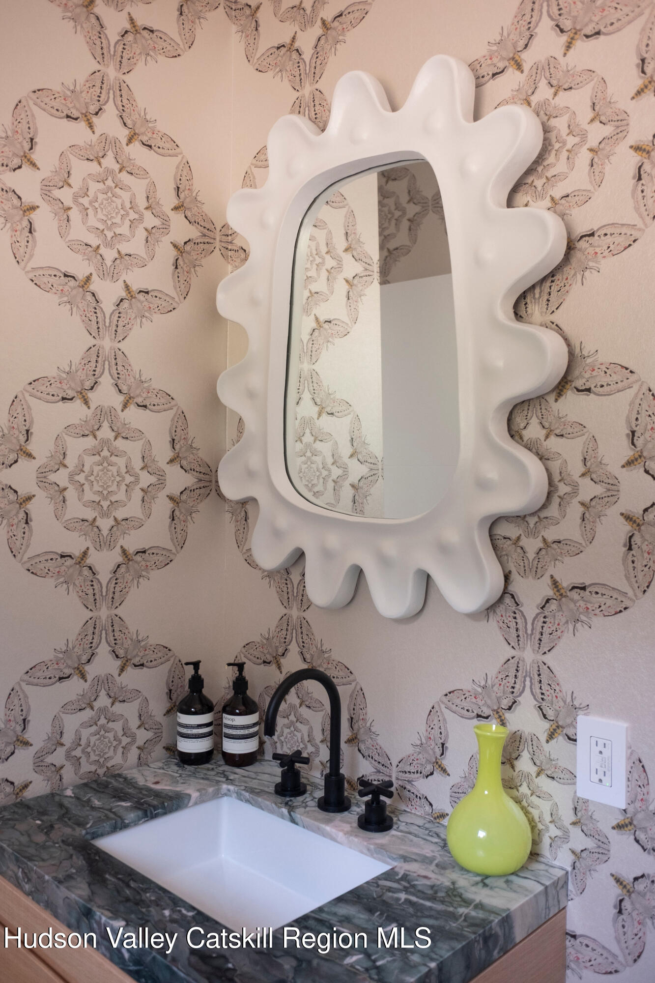 78 Waldorf Ridge Road Copake, NY 12516 - Photo 18 of 50 a bathroom with a sink and a mirror