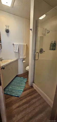 a bathroom with a sink and toilet