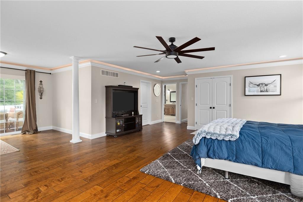 158 Hammond Road Mars, PA 16046 - Photo 18 of 49 a living room with furniture and a flat screen tv