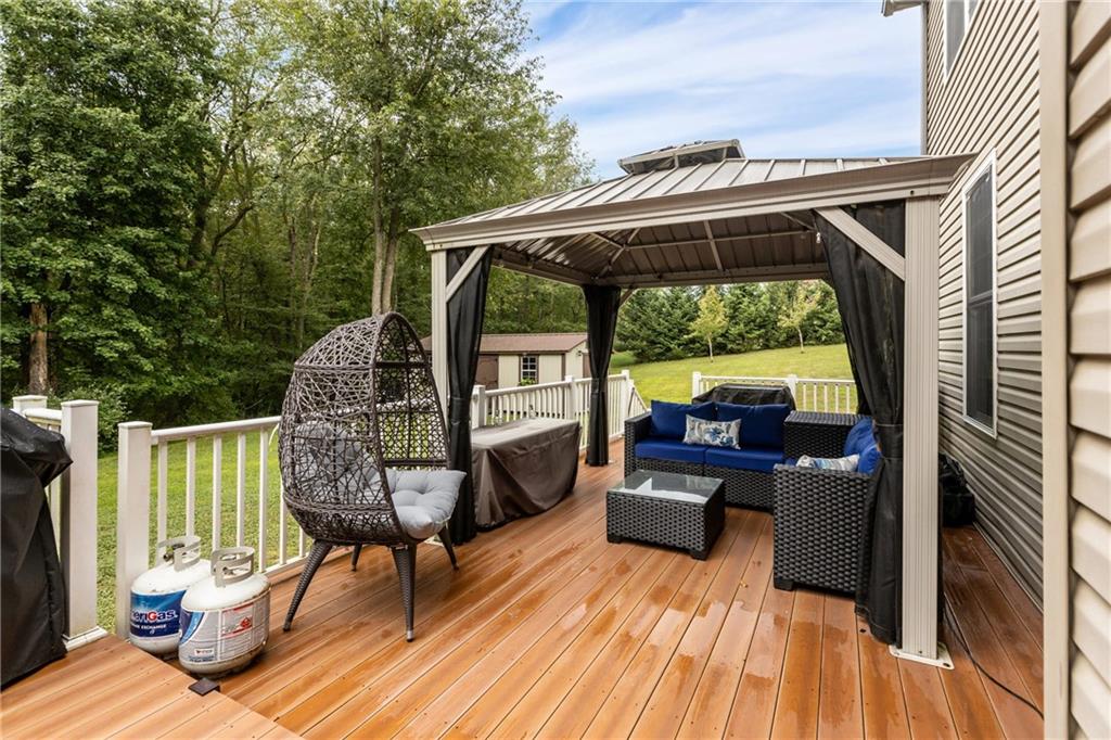 158 Hammond Road Mars, PA 16046 - Photo 37 of 49 a view of porch with furniture