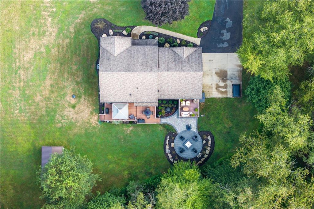 158 Hammond Road Mars, PA 16046 - Photo 46 of 49 an aerial view of a house with garden space and street view