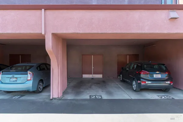 a view of car garage