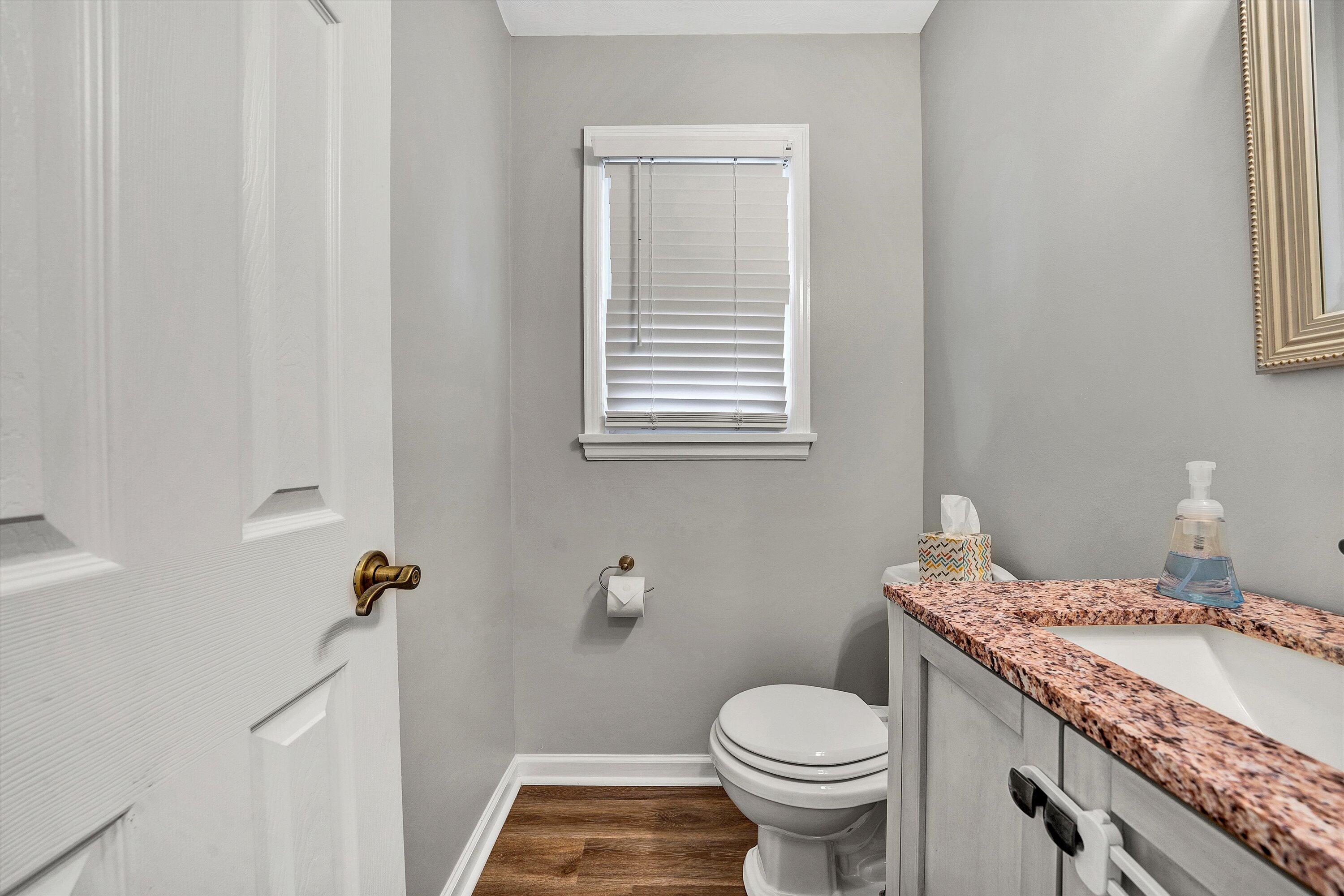 25 Charmwood Drive Blue Ridge, VA 24064 - Photo 17 of 35 a bathroom with a granite countertop toilet and a sink