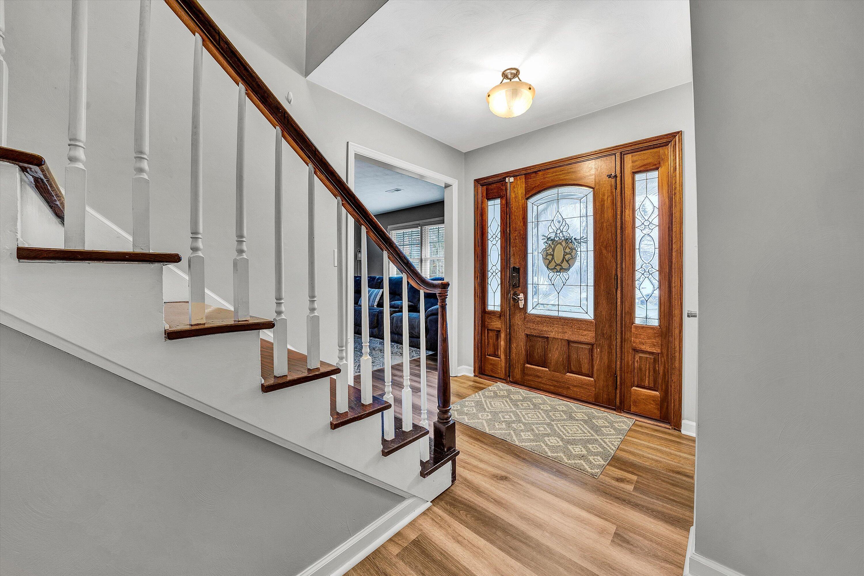 25 Charmwood Drive Blue Ridge, VA 24064 - Photo 3 of 35 a view of entryway with wooden floor and livingroom