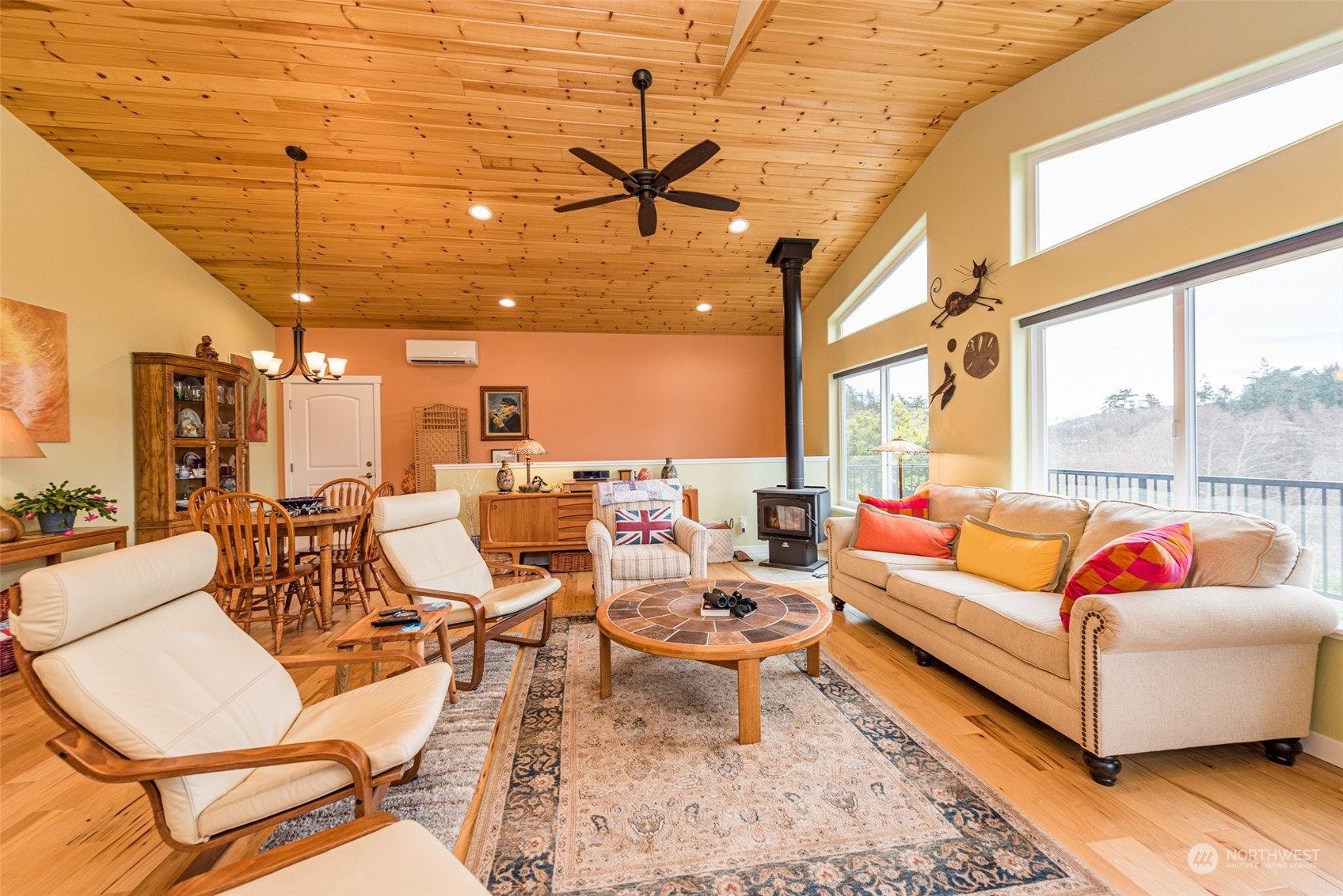 400 Ridge View Drive Sequim, WA 98382 - Photo 6 of 40 a living room with lots of furniture and a large window
