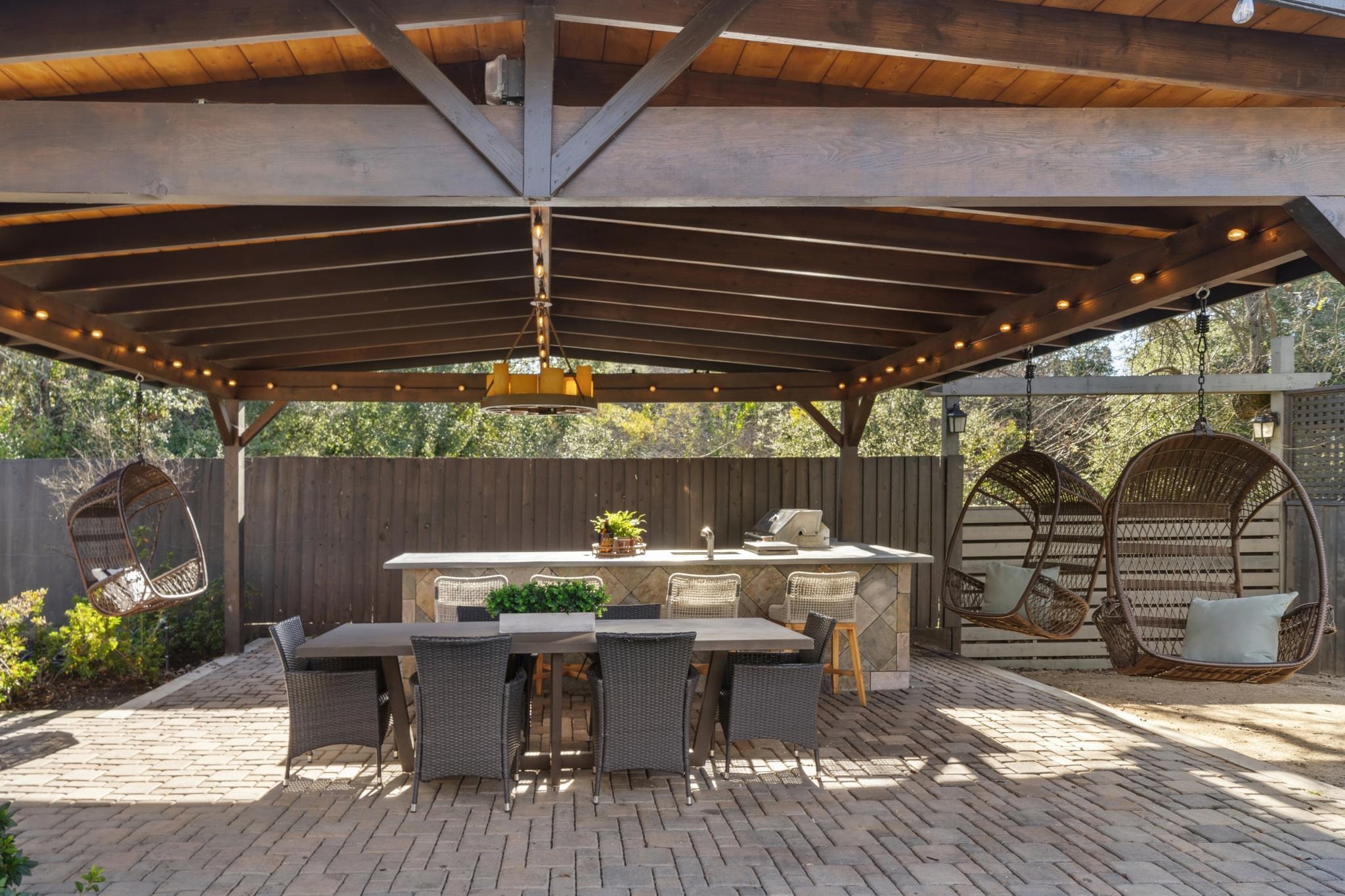 3957 Rancho Road Lafayette, CA 94549 - Photo 44 of 60 View of patio with outdoor dining area and an outdoor kitchen