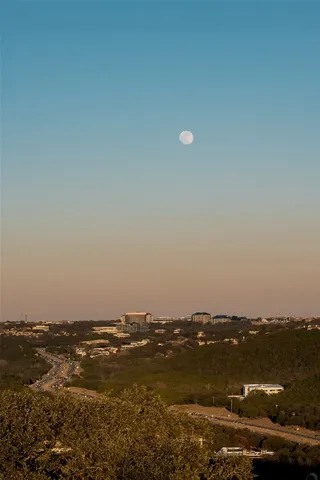 a view of lake and mountain