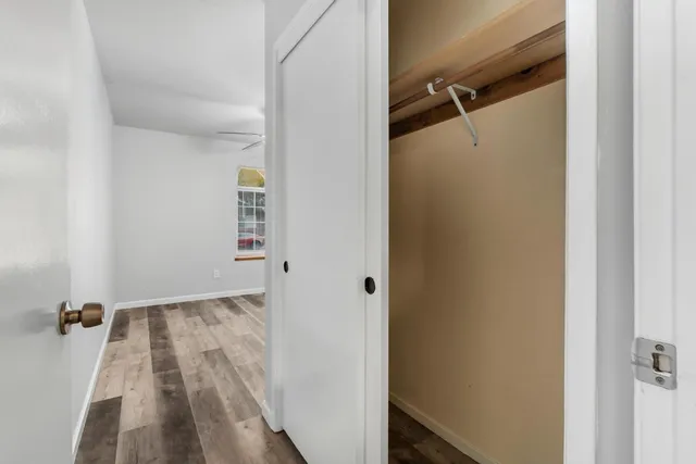 a view of walk in closet