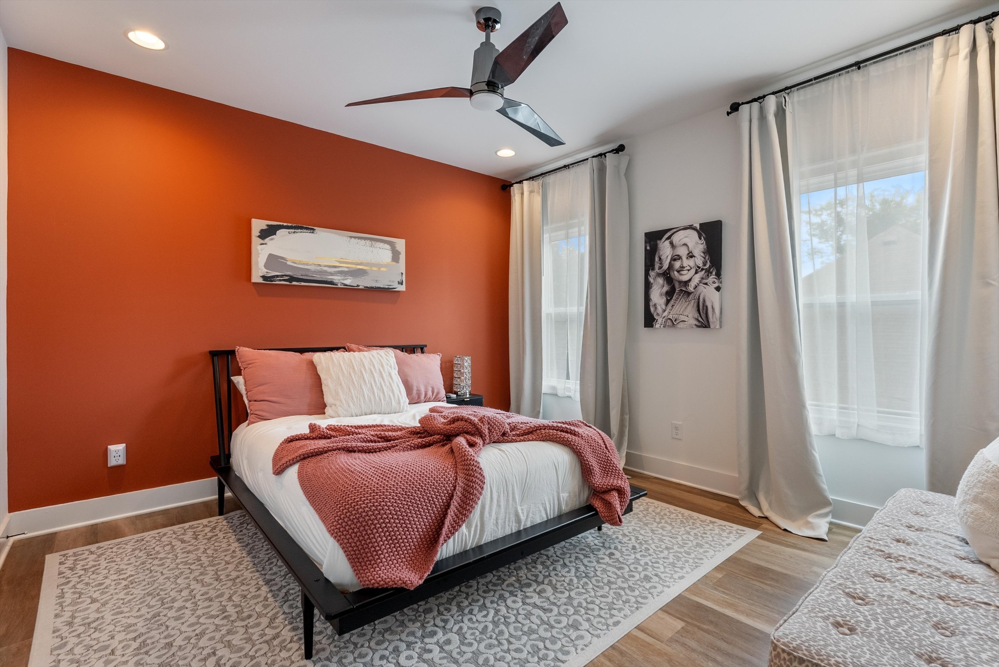 906 North Maple Street Murfreesboro, TN 37130 - Photo 13 of 39 a bedroom with a bed and a window