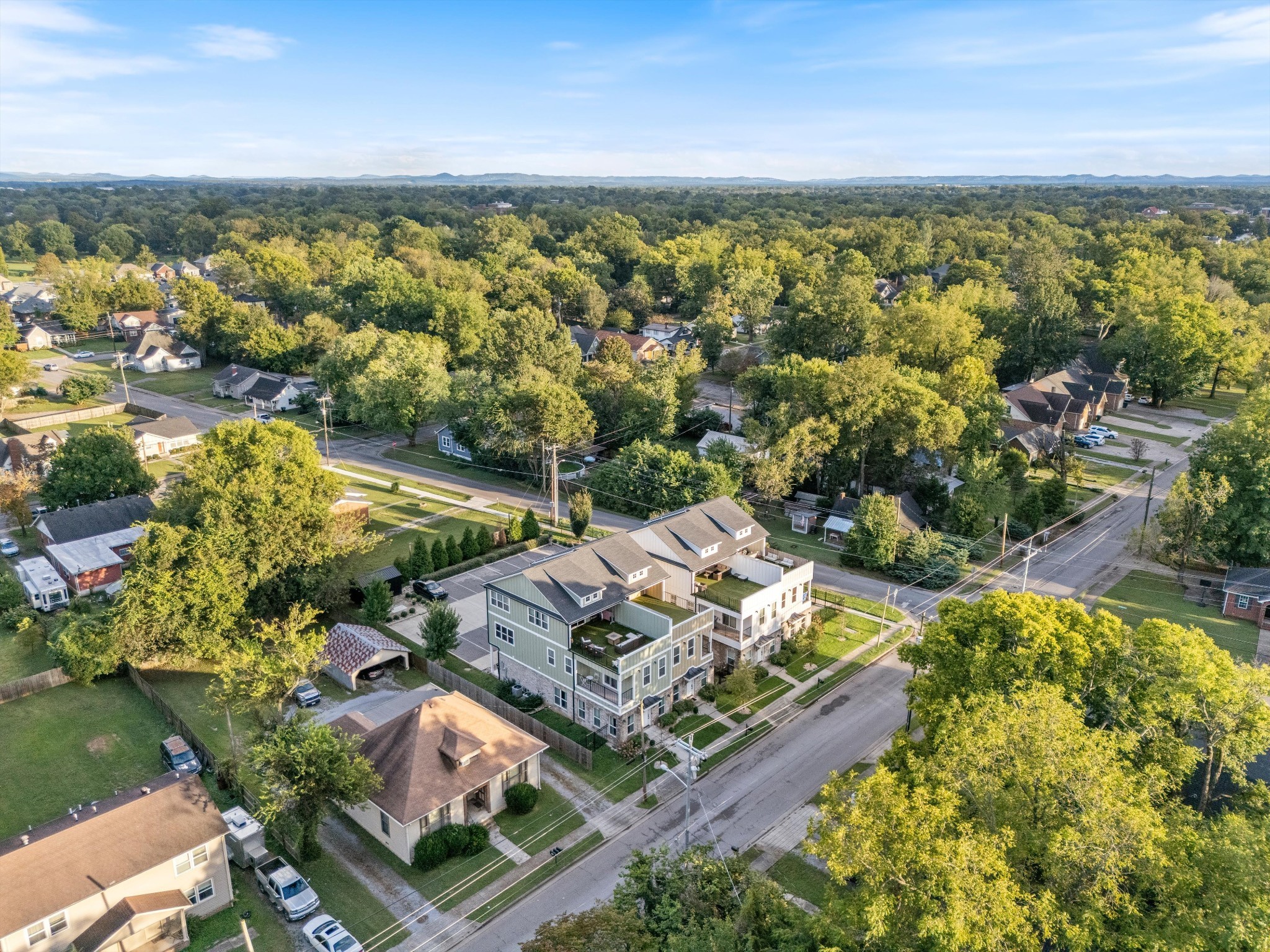 906 North Maple Street Murfreesboro, TN 37130 - Photo 15 of 39 an aerial view of residential houses with outdoor space