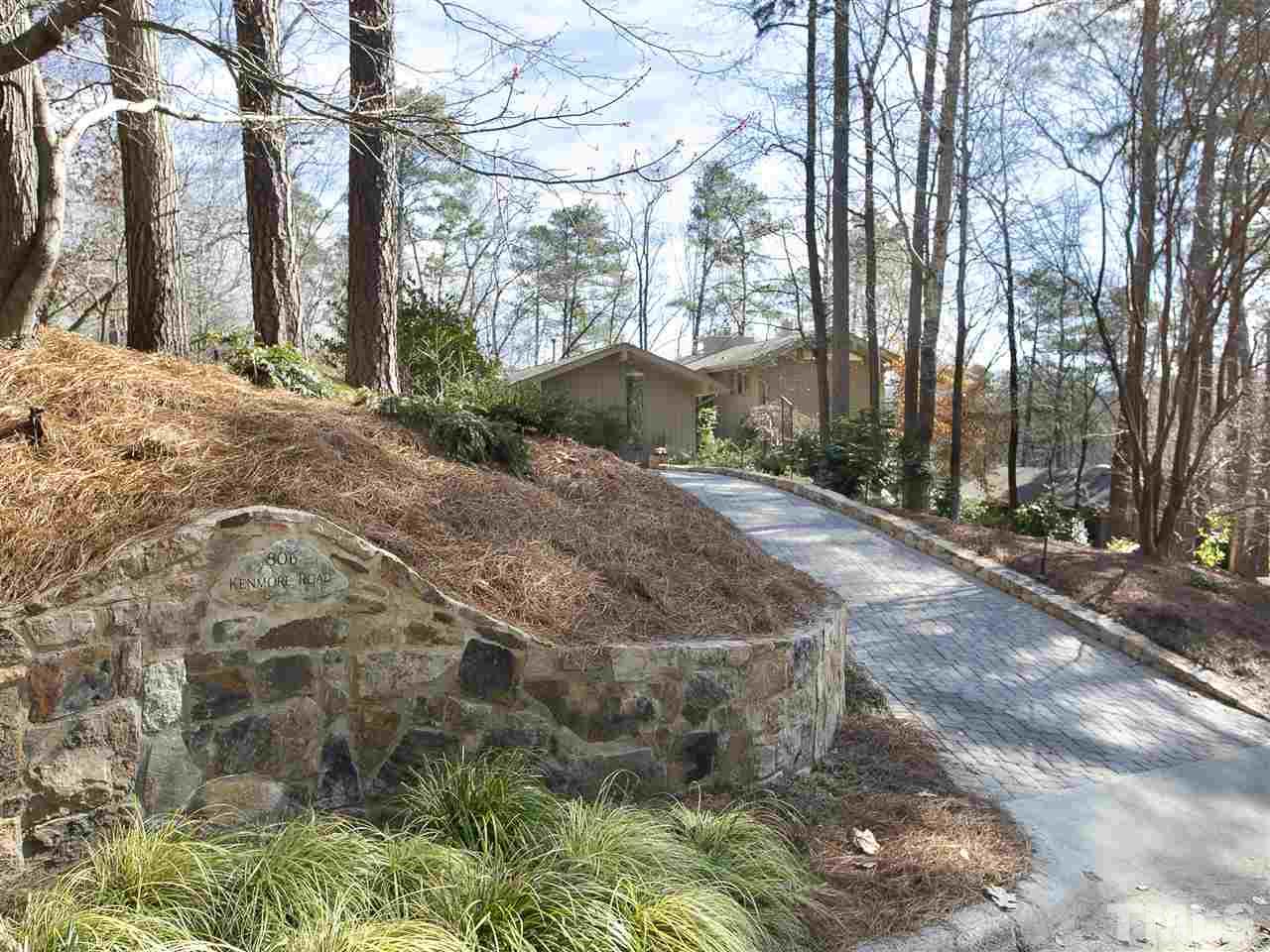 806 Kenmore Road Chapel Hill, NC 27514 - Photo 2 of 30 a view of a yard with plants and trees