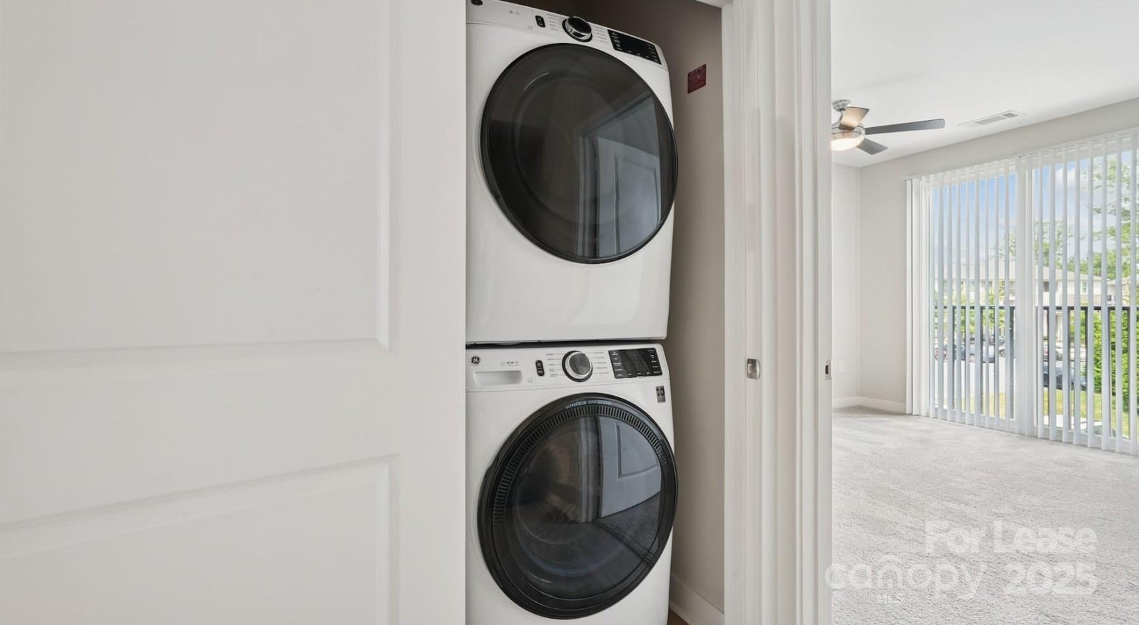 4010 Waiting Street, Unit C3 Matthews, NC 28105 - Photo 12 of 36 a utility room with dryer and washer