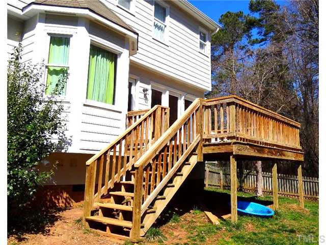 4305 Fathom Court Raleigh, NC 27606 - Photo 12 of 16 Extra large deck for those friends and family parties