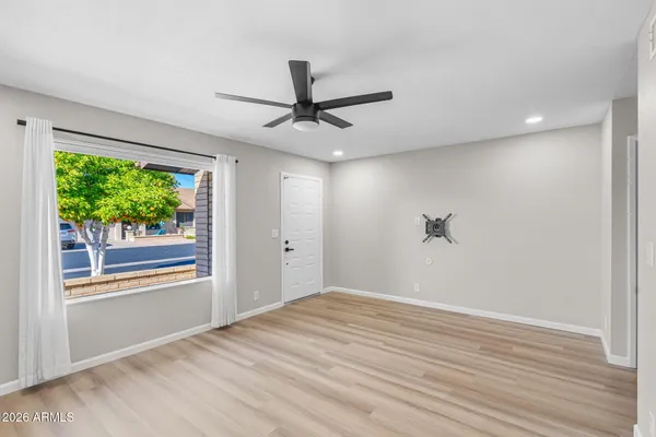 wooden floor in an empty room
