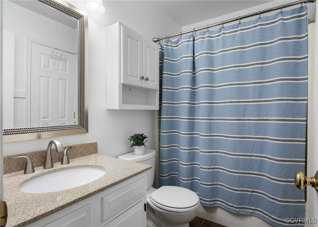 9616 Tree Line Terrace Chesterfield, VA 23832 - Photo 16 of 25 Full bath with tub/shower + updated vanity