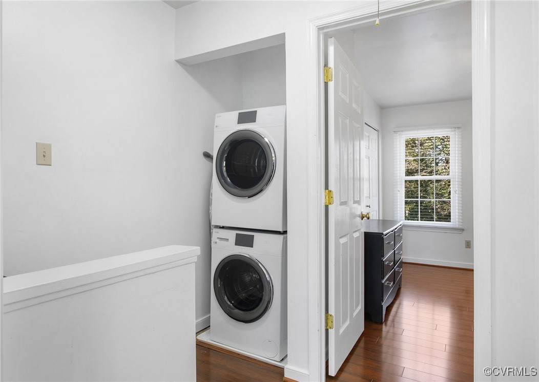 9616 Tree Line Terrace Chesterfield, VA 23832 - Photo 19 of 25 Stackable washer/dryer convey and are convenient t