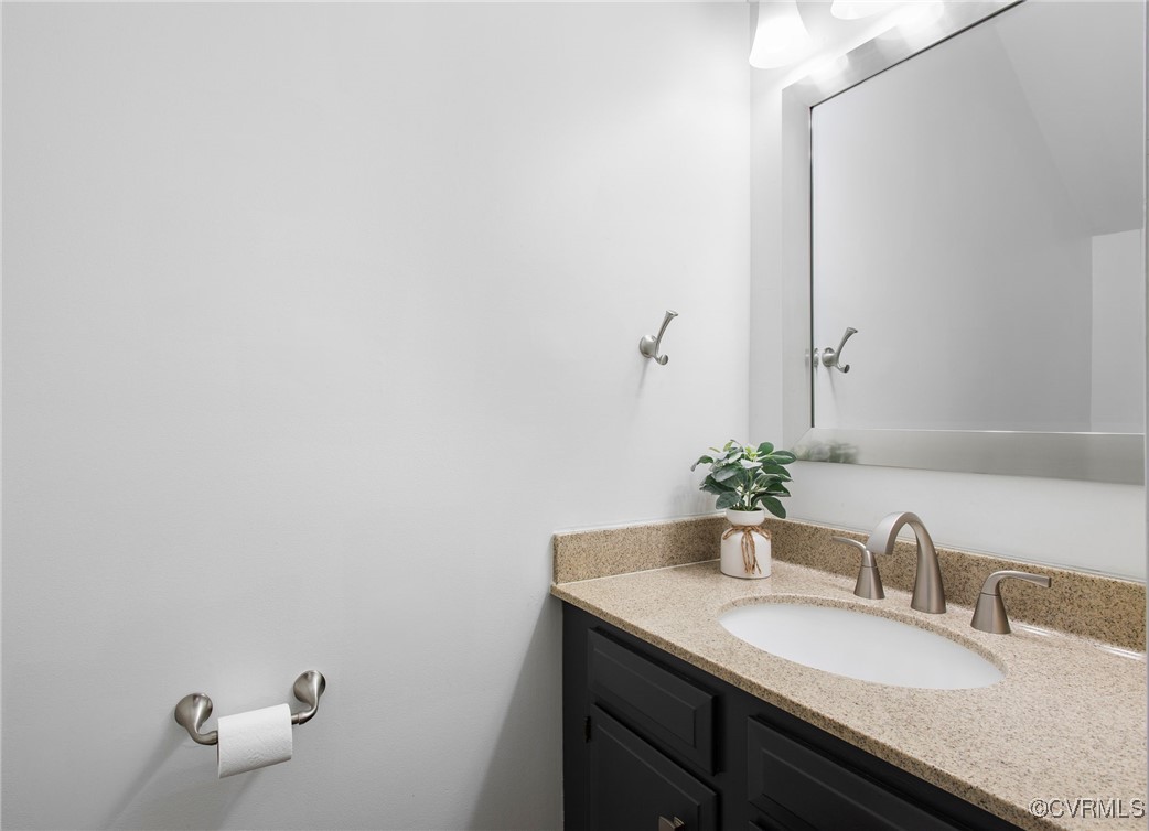 9616 Tree Line Terrace Chesterfield, VA 23832 - Photo 20 of 25 1st floor powder room with updated vanity.