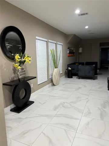 a refrigerator in a kitchen