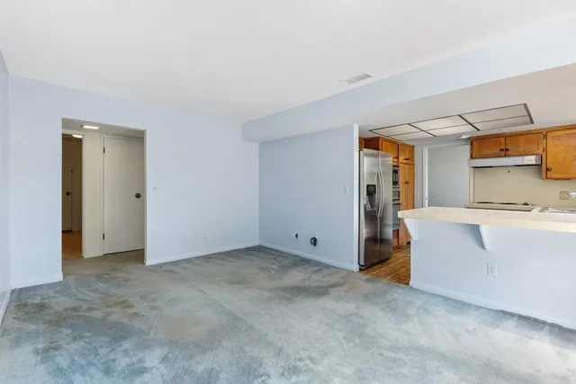 a view of kitchen and utility room