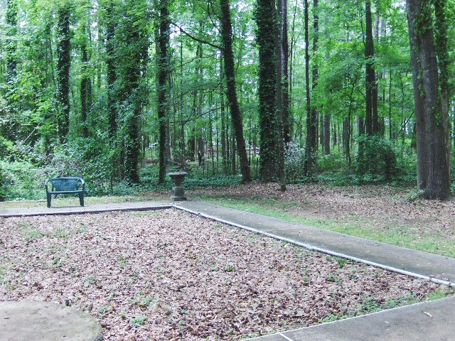 4660 Arkwright Road Macon, GA 31210 - Photo 32 of 32 a backyard of a house with lots of green space