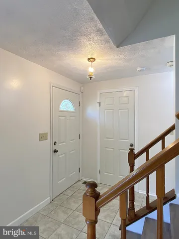 a view of small space with racks on the wall