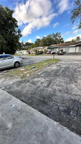 a view of a lake with houses