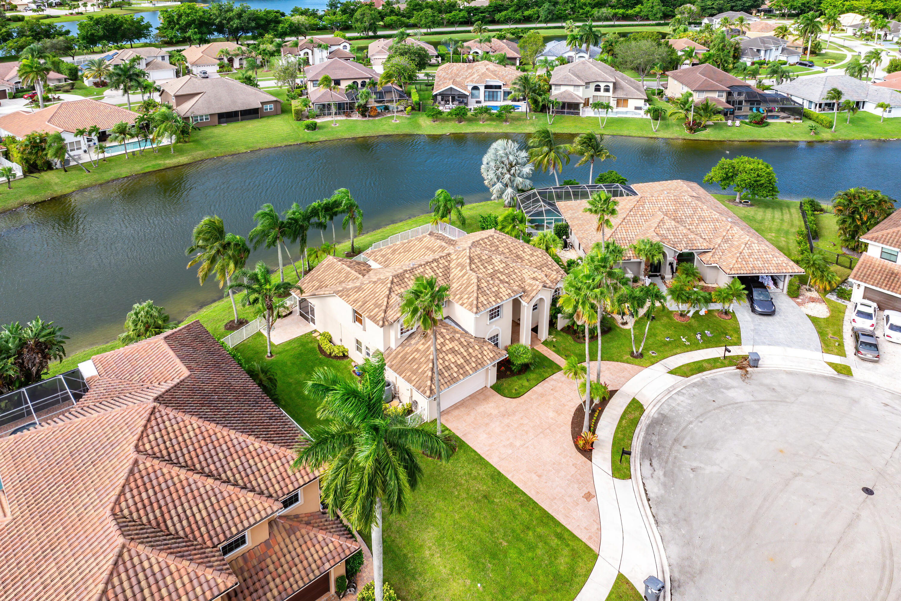 22345 Siesta Key Drive Boca Raton, FL 33428 - Photo 39 of 45 an aerial view of a house with a lake view