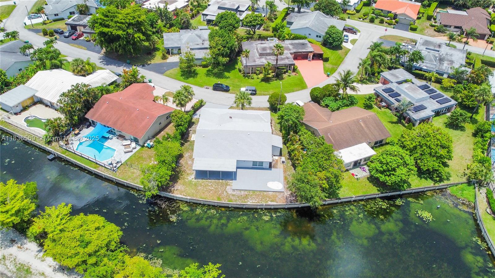 4808 Mango Drive Tamarac, FL 33319 - Photo 36 of 36 an aerial view of residential houses with outdoor space and swimming pool