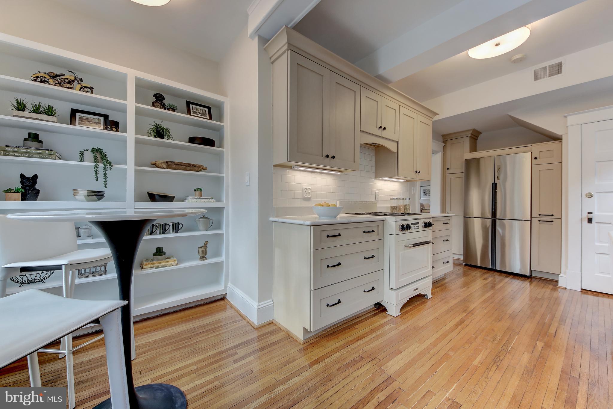 3414 Rodman Street Northwest Washington, DC 20008 - Photo 12 of 64 Breakfast nook opens to kitchen