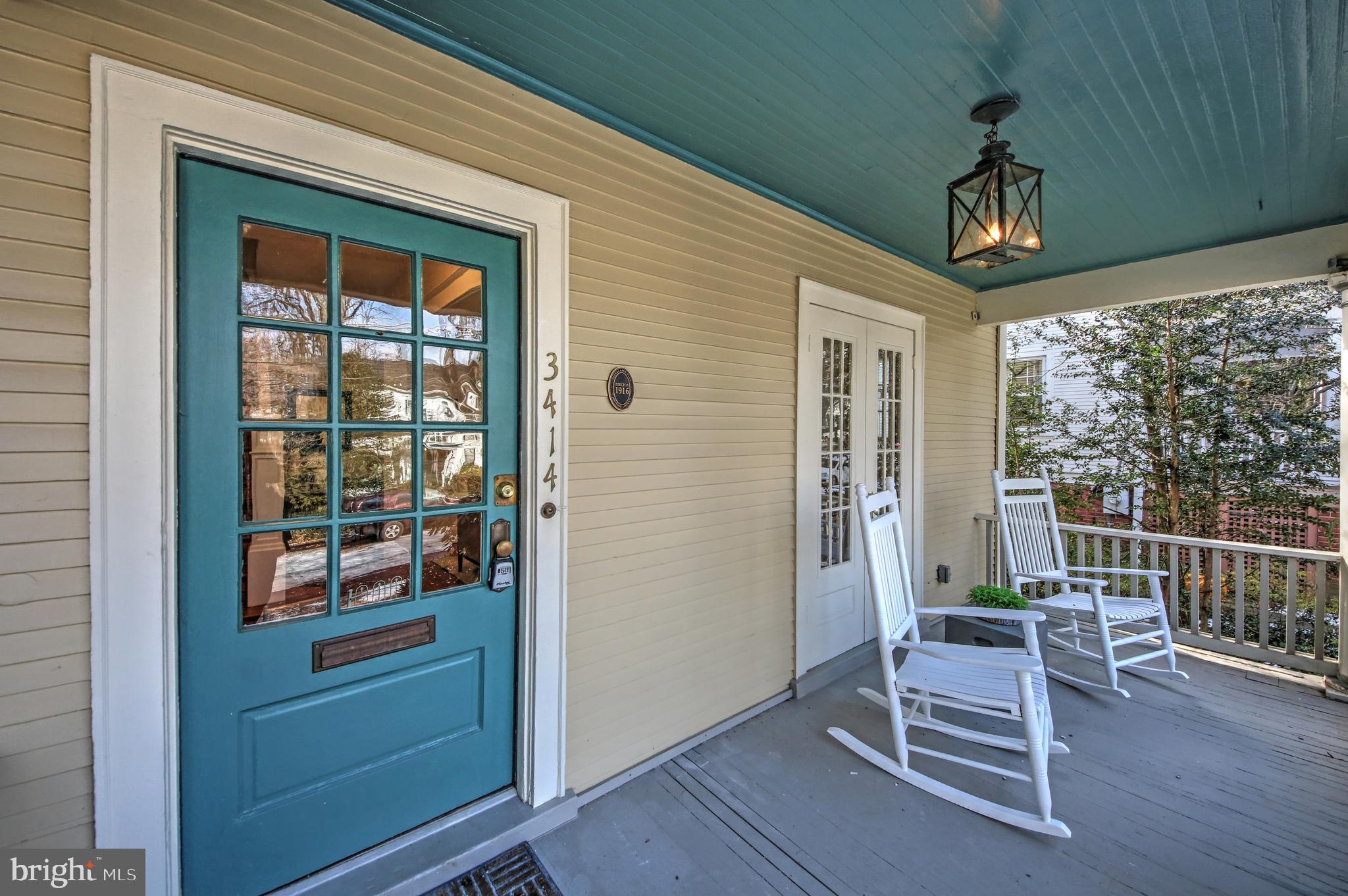 Welcoming front porch