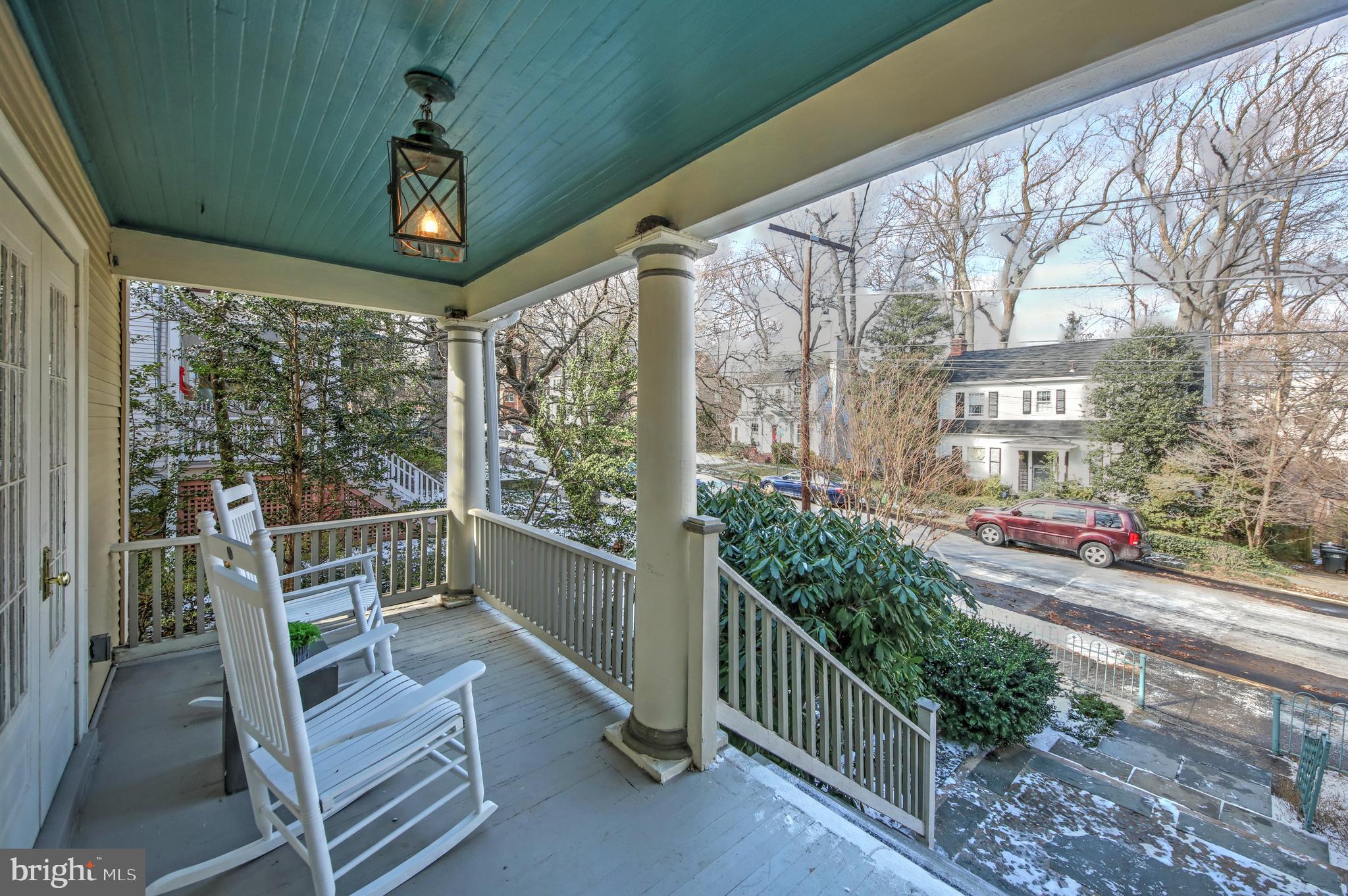 Overlooking views of quiet Rodman Street