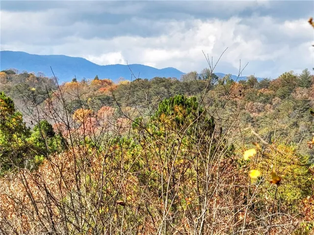 a view of mountains and valleys