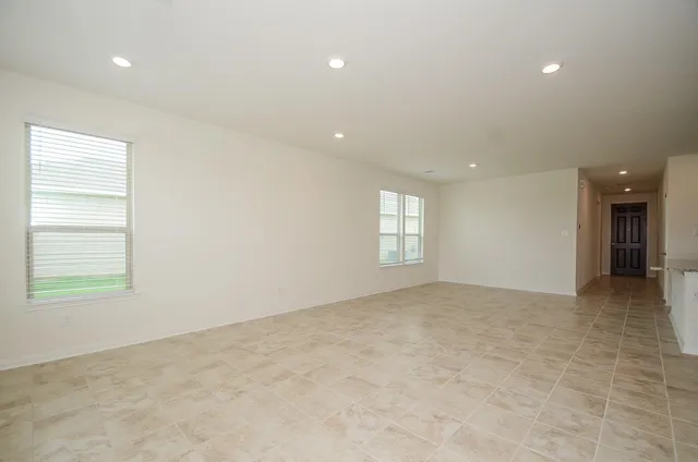 a view of a backyard with a garden