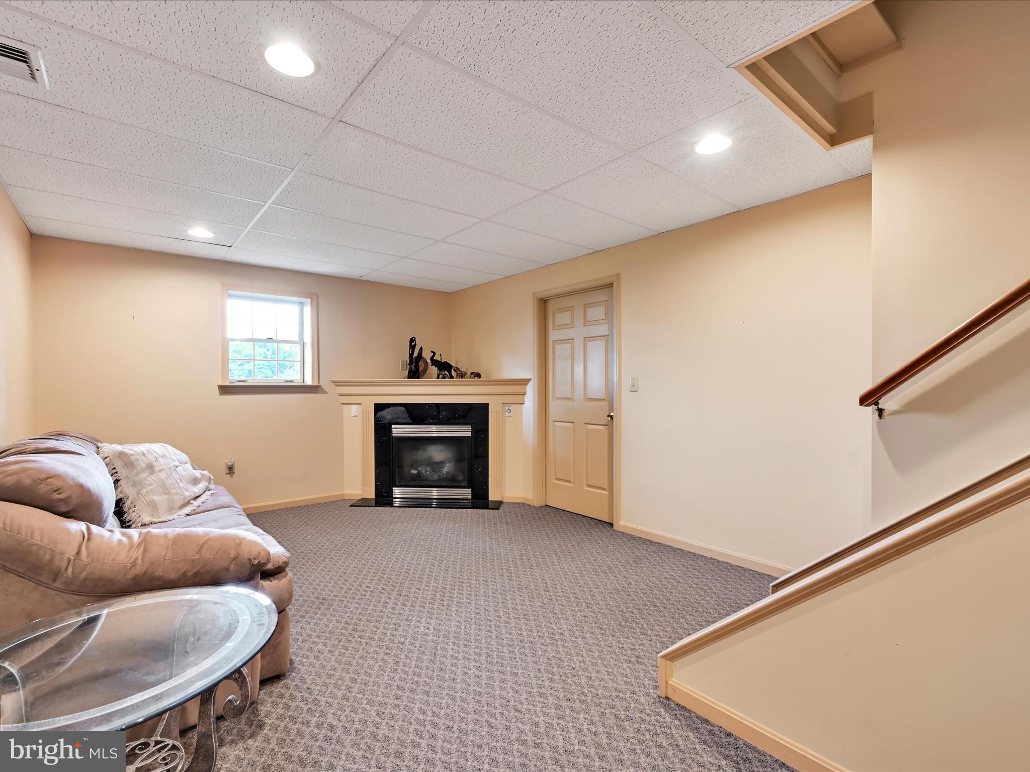 350 Indian Run Road Stevens, PA 17578 - Photo 36 of 72 a living room with furniture and a fireplace