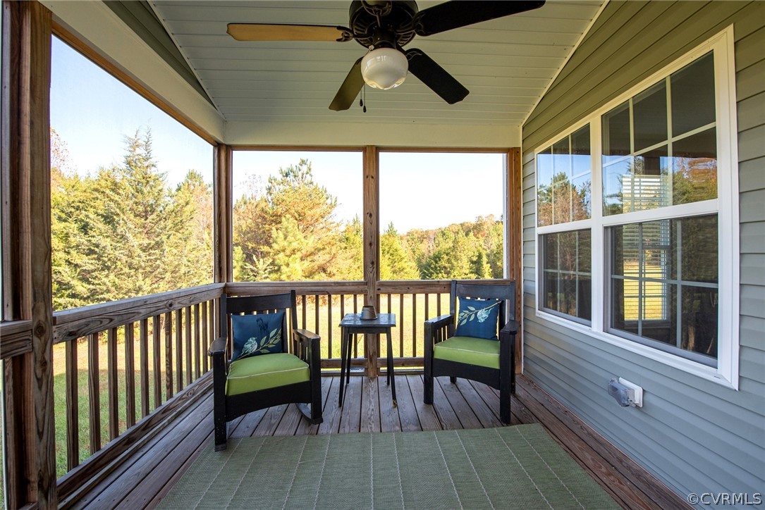 552 Waltons Store Road Louisa, VA 23093 - Photo 48 of 50 a view of a balcony with furniture