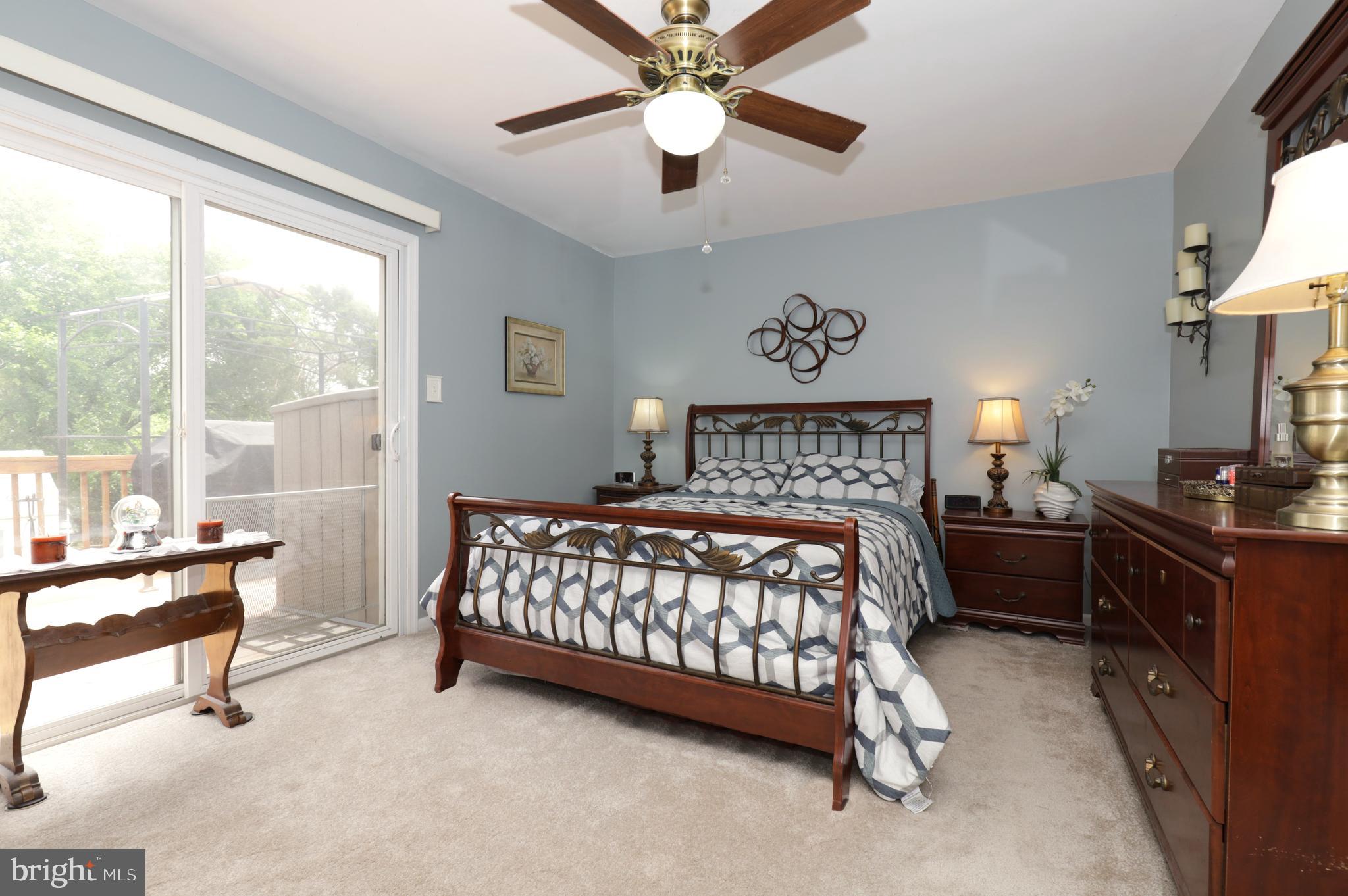 8611 Weems Road Manassas, VA 20110 - Photo 14 of 46 Master Bedroom with Sliding Door to the Deck!