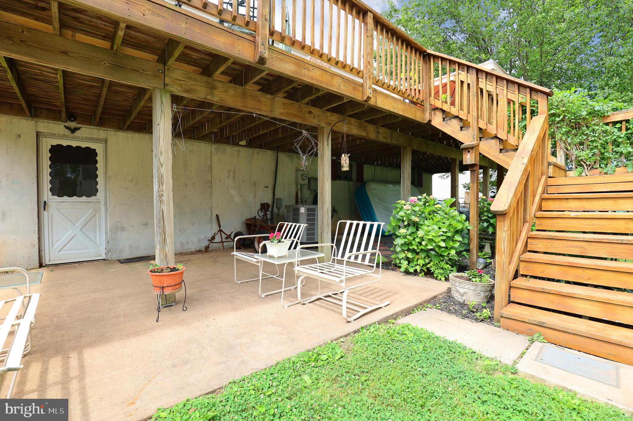 8611 Weems Road Manassas, VA 20110 - Photo 40 of 46 Patio below the deck for more Entertaining.
