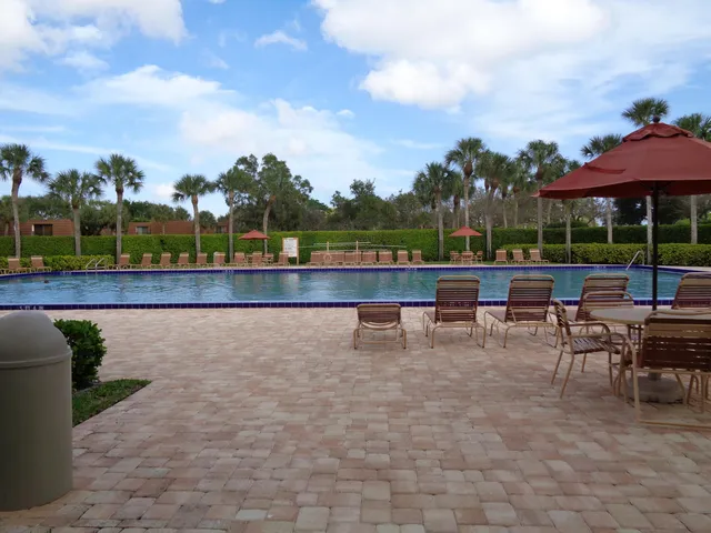 a view of outdoor space with seating