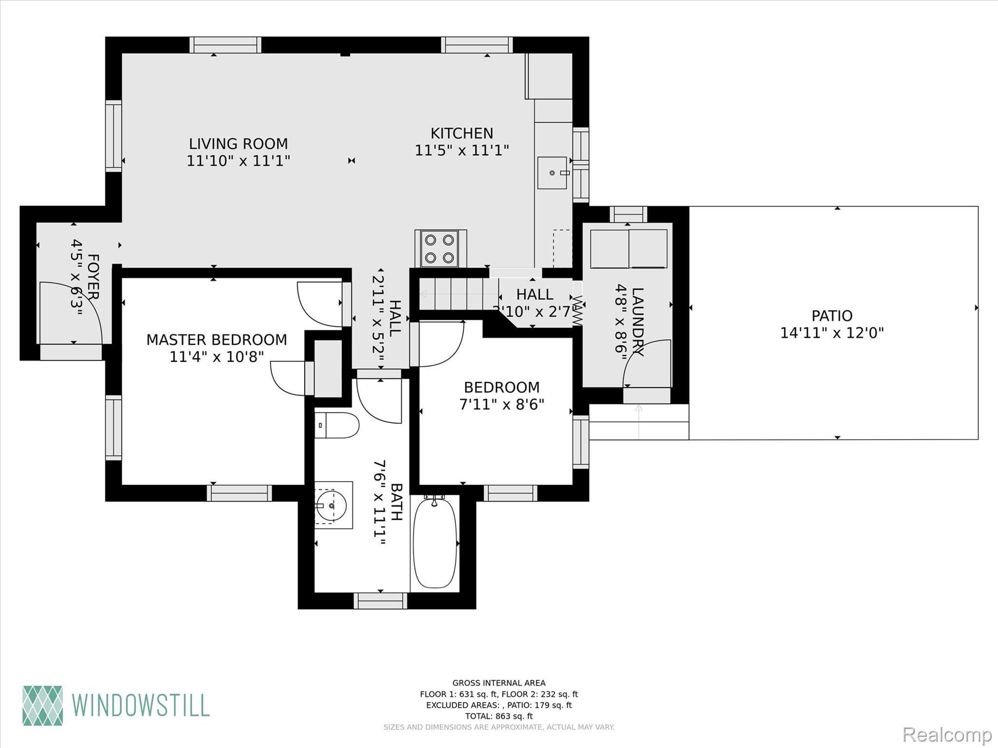 537 Armstrong Road Lansing, MI 48911 - Photo 21 of 27 01-537Armstrong Rd-single-floor-dim_0.jpg