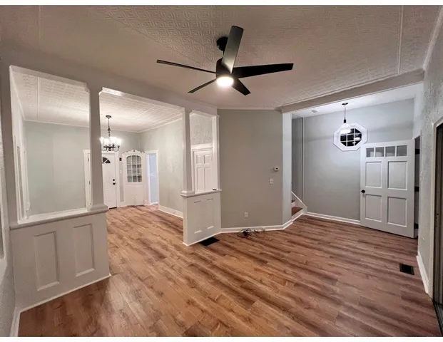 a view of an empty room