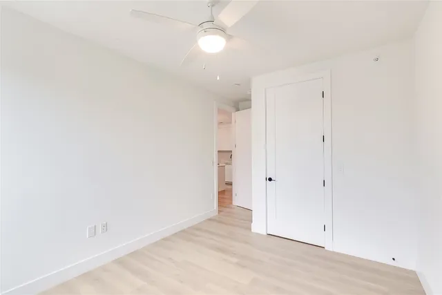 a close view of closet