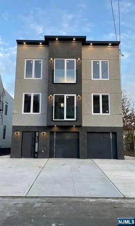 a front view of a building