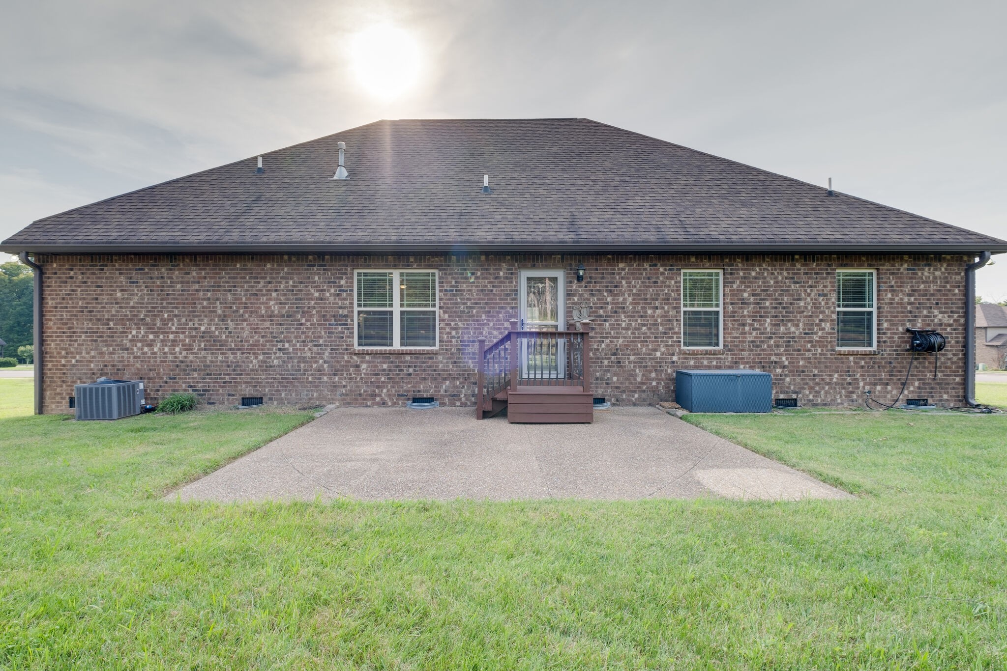 315 Abbey Road Lebanon, TN 37090 - Photo 33 of 35 a backyard of a house with barbeque oven and brick wall