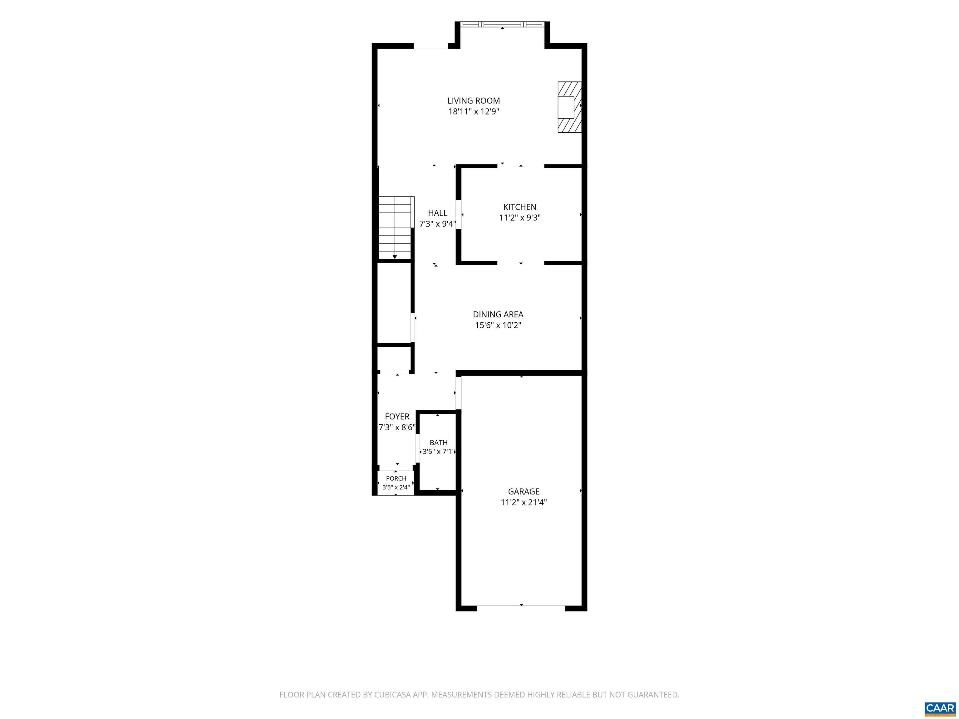 116 Blithe Court Charlottesville, VA 22901 - Photo 36 of 37 Main level floor plan