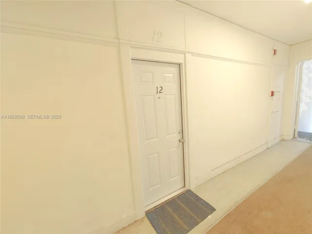 a view of an empty room