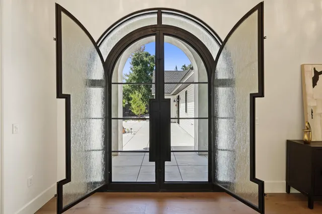 a view of a house with a outdoor space