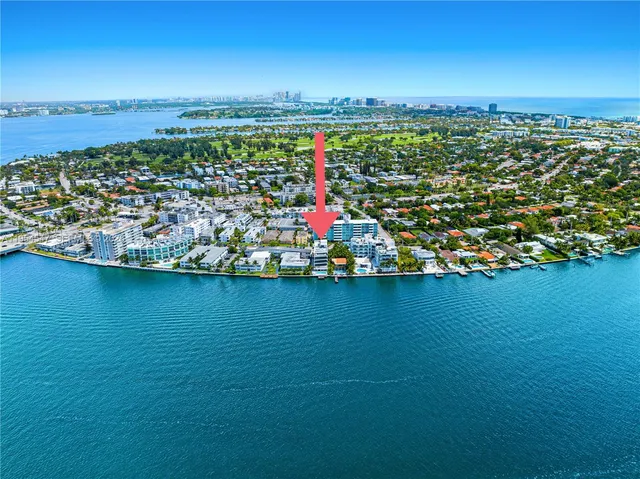 a view of a city with ocean view