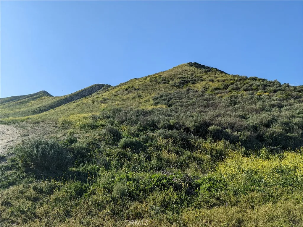 a view of a large mountains