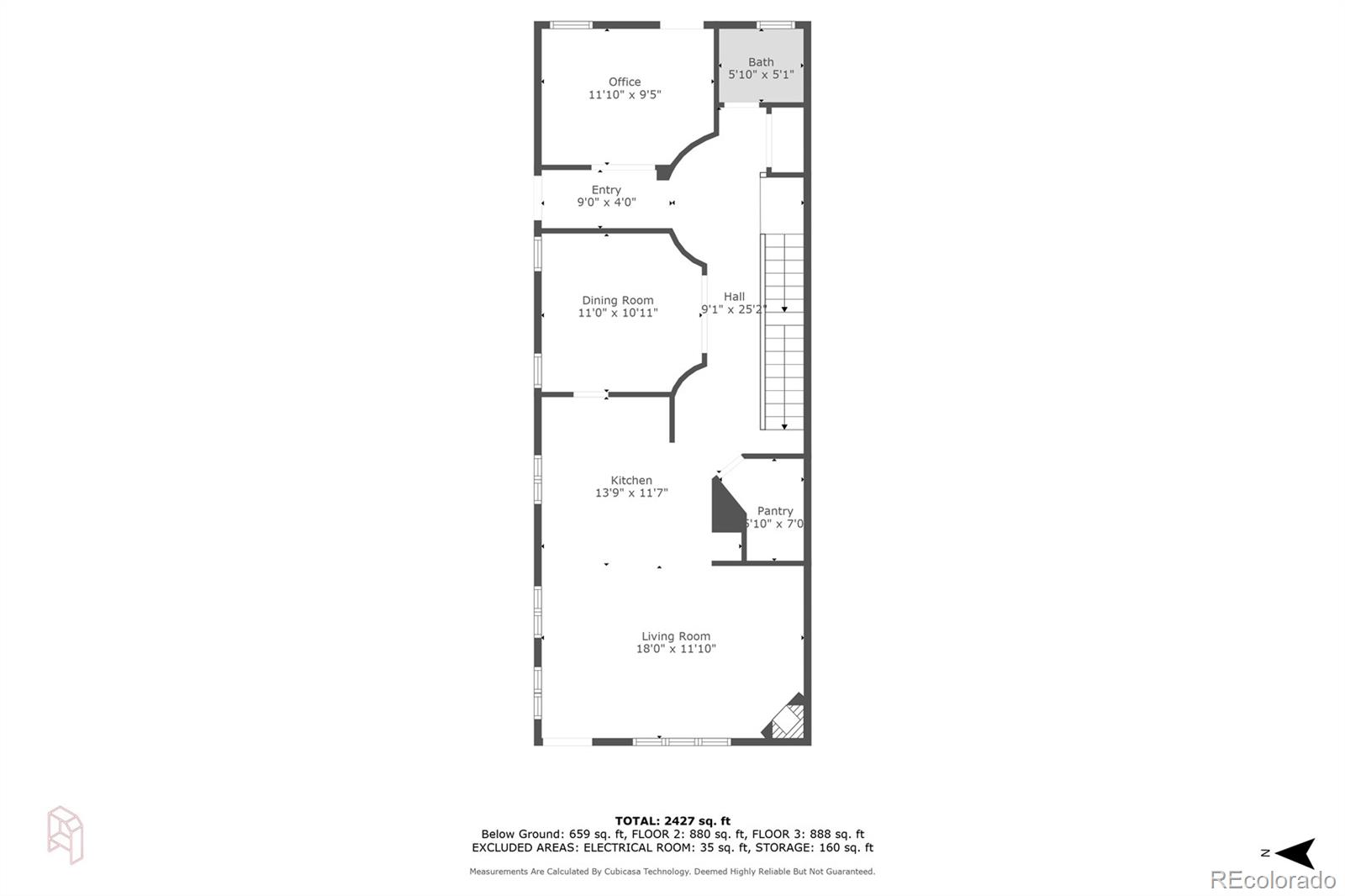 747 South Emerson Street Denver, CO 80209 - Photo 38 of 48 a picture of a room with a floor plan